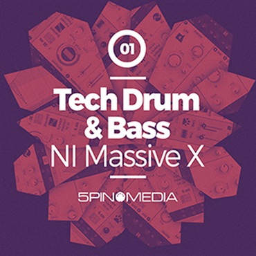 TECH DRUM & BASS NI MASSIVE X(オンライン納品)(2時間以内に納品)
