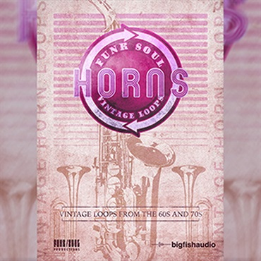 BIG FISH AUDIO FUNK SOUL VINTAGE HORN LOOPS(オンライン納品)(2時間以内に納品)