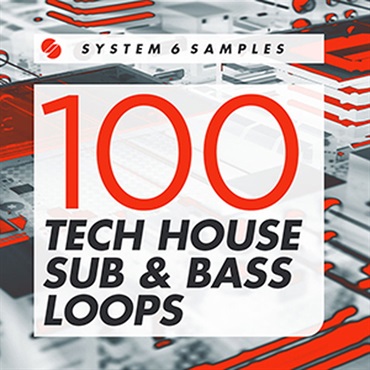 100 TECH HOUSE SUB & BASS LOOPS(オンライン納品)(2時間以内に納品)