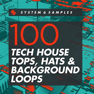 100 TECH HOUSE TOPS， HATS & BACKGROUND LOOPS(オンライン納品)(2時間以内に納品)