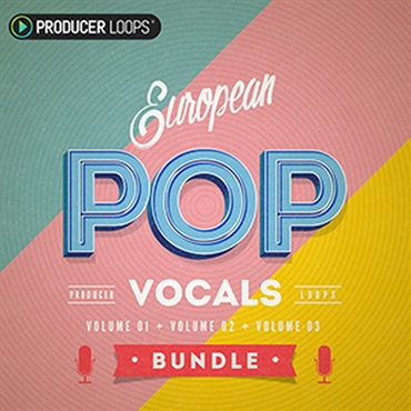 EUROPEAN POP VOCALS BUNDLE (VOLS 1-3)(オンライン納品)(2時間以内に納品)