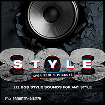 808 STYLE - PRESETS FOR XFER SERUM(オンライン納品)(2時間以内に納品)