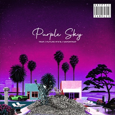 PURPLE SKY(オンライン納品)(2時間以内に納品)
