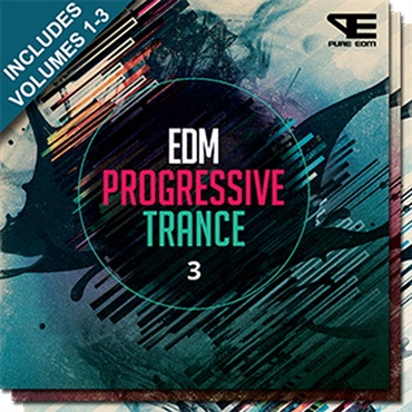 EDM PROGRESSIVE TRANCE BUNDLE (VOLS 1-3)(オンライン納品)(2時間以内に納品)