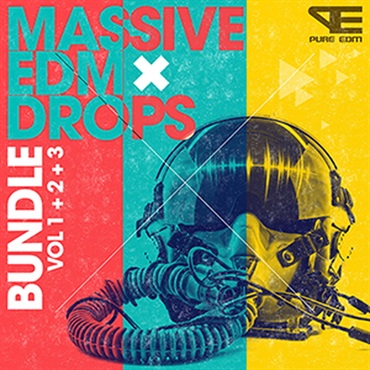MASSIVE EDM DROPS BUNDLE (VOLS 1-3)(オンライン納品)(2時間以内に納品)