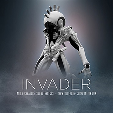 BLUEZONE INVADER - ALIEN CREATURE SOUND EFFECTS(オンライン納品)(2時間以内に納品)