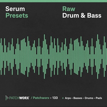 RAW DRUM & BASS - SERUM PRESETS(オンライン納品)(2時間以内に納品)