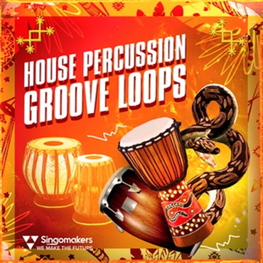 HOUSE PERCUSSION GROOVE LOOPS(オンライン納品)(2時間以内に納品)