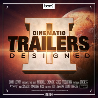 BOOM Library CINEMATIC TRAILERS DESIGNED 2 - STEREO(オンライン納品)(2時間以内に納品)