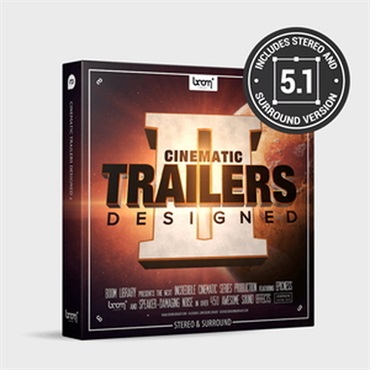 CINEMATIC TRAILERS DESIGNED 2 - STEREO & SURROUND(オンライン納品)(2時間以内に納品)