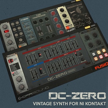 CFA-SOUND DC-ZERO - VINTAGE SYNTH FOR KONTAKT(オンライン納品)(2時間以内に納品)