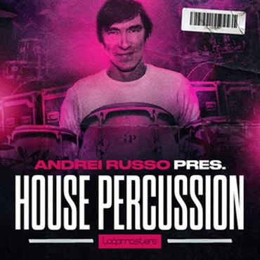 ANDREI RUSSO - HOUSE PERCUSSION VOL 1(オンライン納品)(2時間以内に納品)