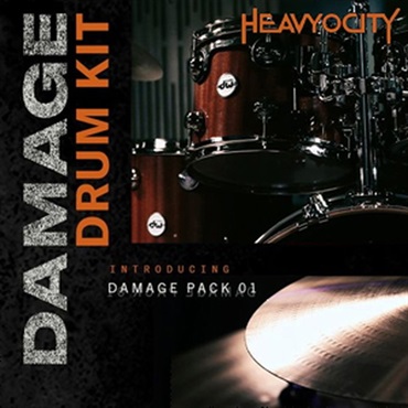 【ヘヴィオシティSCORE LOUDER サマーセール！】DAMAGE DRUM KIT(オンライン納品)(2時間以内に納品)