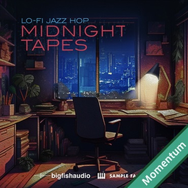 BIG FISH AUDIO MIDNIGHT TAPES - LO-FI JAZZ HOP MMT(オンライン納品)(2時間以内に納品)