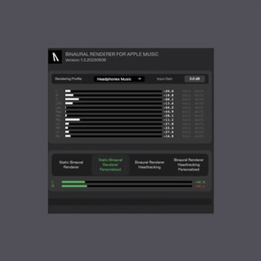 Binaural Renderer For Apple Music(オンライン納品)(2時間以内に納品)