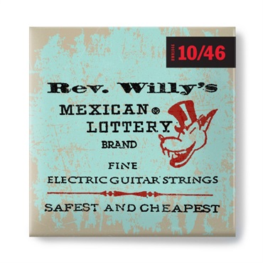 BILLY GIBBONS CUSTOM REV WILLY'S GUITAR STRINGS 10-46 [RWN1046]