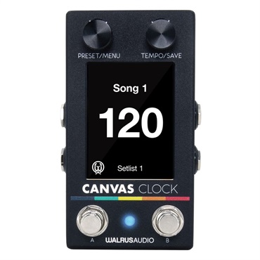 WALRUS AUDIO 【取り寄せ商品】 Canvas Clock WAL-CANV/CLK