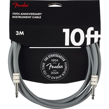 【夏のボーナスセール】 10' Anniversary Instrument Cable， Gray， 10' [0990823070]