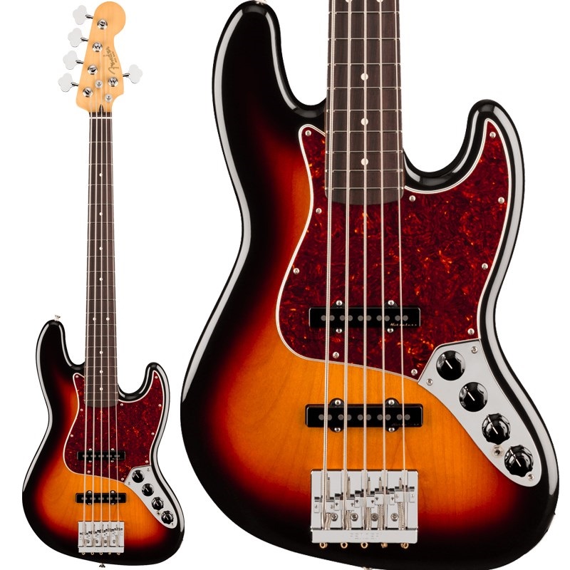 Player II Modified Active Jazz Bass V (3 Tone Sunburst)の商品画像