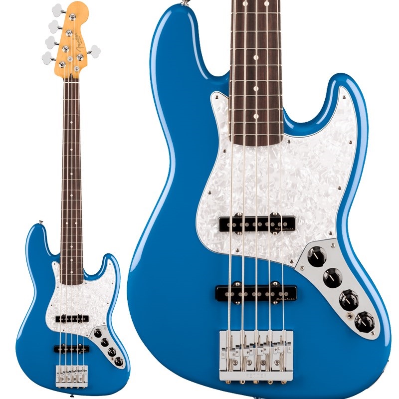 Player II Modified Active Jazz Bass V (Electric Blue) 【夏先取り大特価セール】の商品画像