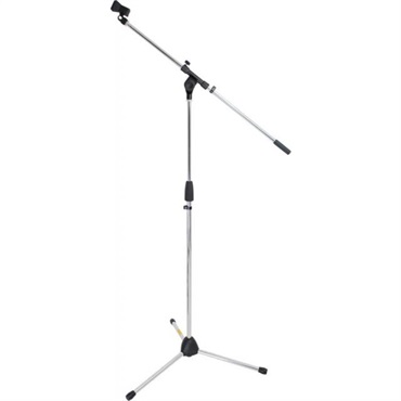 MBCS-02/CR (クローム)(マイクスタンド)(ブームタイプ)(クリップ式マイクホルダー ソフトケース付き)