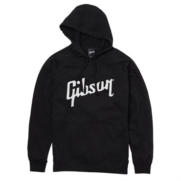 GA-HOOD-BLK-LG Gibson Logo Hoodie Black (LARGE)