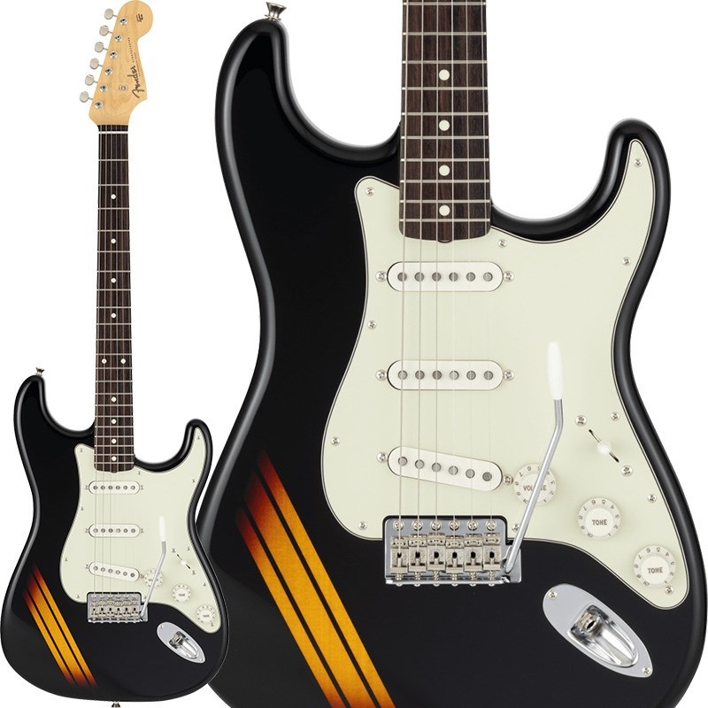 Traditional 2025 Collection 60s Stratocaster (Competition Black/3-Color Sunburst/Rosewood)の商品画像