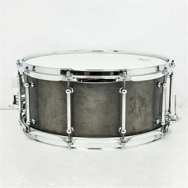 USED 中古 Black Iron Snare Drum 14×6.5
