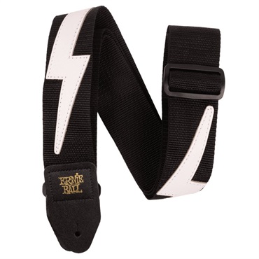 Premium Guitar Strap #5399 White Lightning