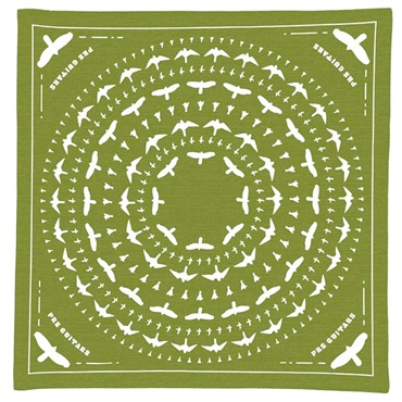PRS Traditional Bird Bandana (Military Green)