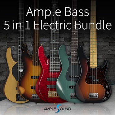 AMPLE BASS 5 in 1 ELECTRIC BUNDLE(オンライン納品)(2時間以内に納品)