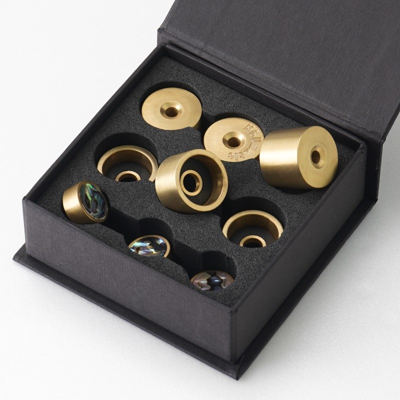 ケージーユー ブラス / トリムキットHEAVY Raw Brass Abalone Bach トランペット用の商品画像