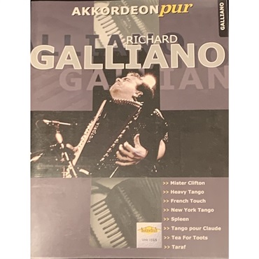 【夏先取り大特価セール】(在庫限り！割引セール)Akkordeon pur - Richard Galliano アコーディオン曲集 輸入楽譜