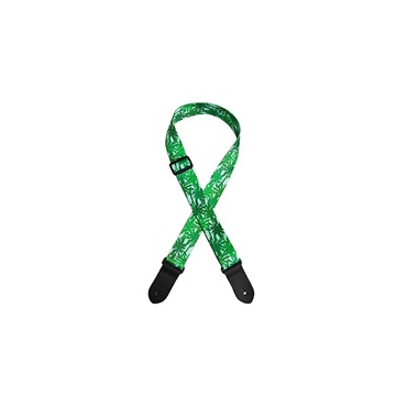 [最終処分]1.5  POLYESTER UKULELE STRAP - GREEN PALM TREES