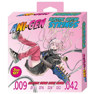 ANI-GEN エレキギター用3SETパック弦(09-42)[ANI-SE09]