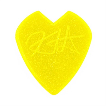 47PKH3NYS KIRK HAMMETT JAZZ III PICK YELLOW GLITTER ×6枚セット