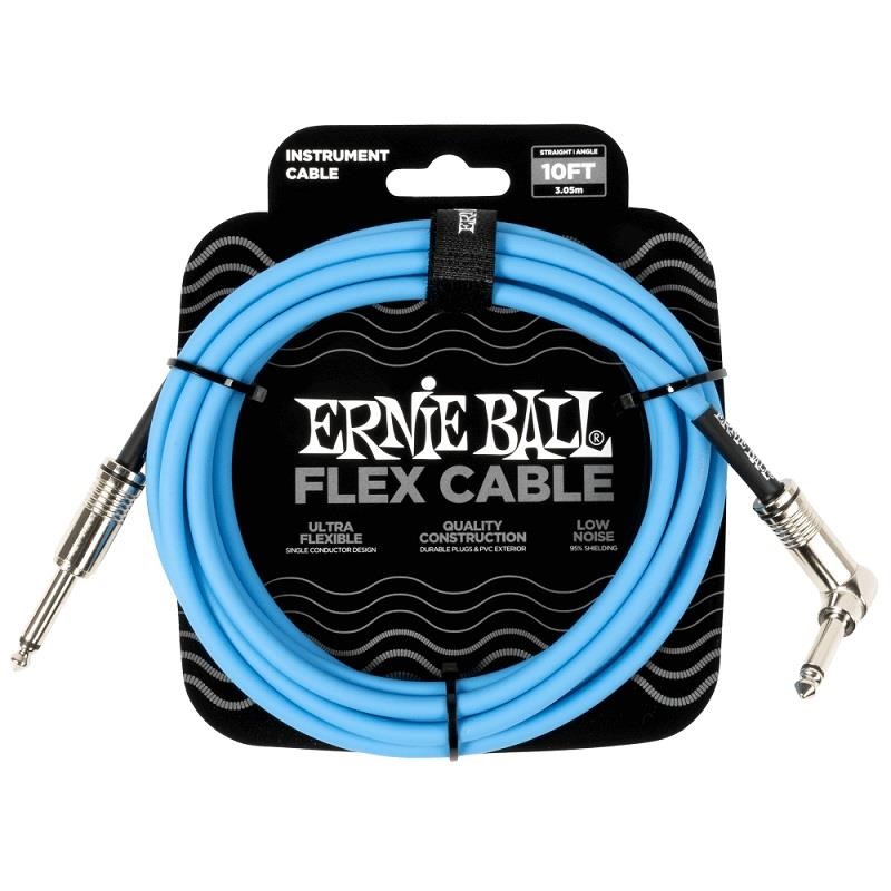 Flex Instrument Cable Straight/Angle 10ft Blue #6464の商品画像