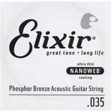 14135 ﾌｫｽﾌｧｰﾌﾞﾛﾝｽﾊﾞﾗ弦 .035 ACOUSTIC PHOSPHOR BRONZE NANOWEB