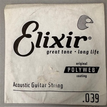 13139 ｱｺｰｽﾃｨｯｸﾊﾞﾗ弦 .039 ACOUSTIC 80/20 BRONZE POLYWEB