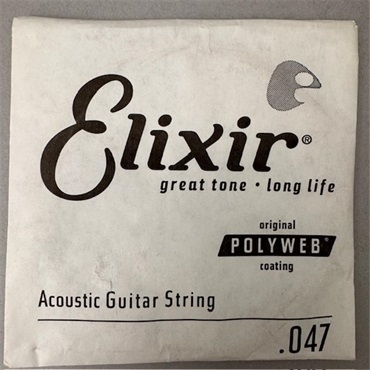 【夏先取り大特価セール】13147 ｱｺｰｽﾃｨｯｸﾊﾞﾗ弦 .047 ACOUSTIC 80/20 BRONZE POLYWEB