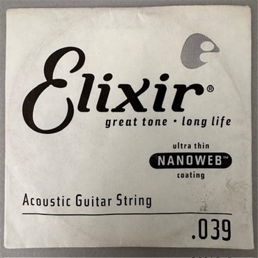 【夏のボーナスセール】 15139 ｱｺｰｽﾃｨｯｸﾊﾞﾗ弦 .039 ACOUSTIC 80/20 BRONZE NANOWEB