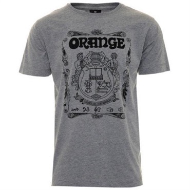 ORANGE CREST T SHIRT GRAY (SMALL)