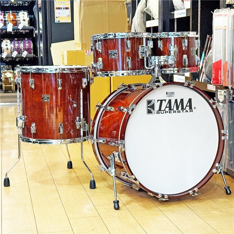【TAMA 50th LIMITED】 SU42RS-SMH [SUPERSTAR REISSUE 4pcs Shell Kit／スーパー・マホガニー] 【店頭展示特価品】の商品画像