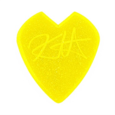 47RKH3NYS KIRK HAMMETT JAZZ III PICK YELLOW GLITTER (1.38mm)