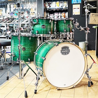 MAPEX AR529SFG ARMORY DRUM SET SHELL PACK[22BD・10TT・12TT・16FT・14SD/Emerald Burst]※ハードウェア別売