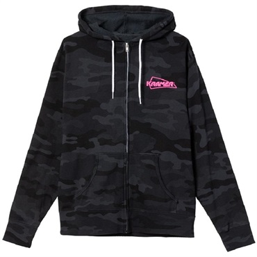 【夏のボーナスセール】 Kramer Camo Fullzip Hoodie (Black) (XL) GA-KHDCMOXL