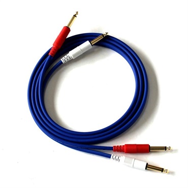 【夏先取り大特価セール】COLOR TWIN CABLE 2PP-1.8M (PHONE-PHONE 1ペア) 1.8ｍ (BLUE)