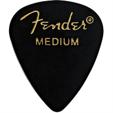 Fender USA Classic Celluloid 351 Shape Pick【Black/Medium】
