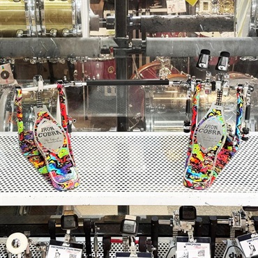 【TAMA 50th LIMITED】 HP900RWMPR [IRON COBRA Marble Edition Rolling Glide Twin Pedal／Psychedelic Rainbow] 【限定品】【店頭展示特価品】