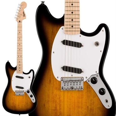 【キズ有アウトレット品！】Squier Sonic Mustang (2-Color Sunburst/Maple Fingerboard)